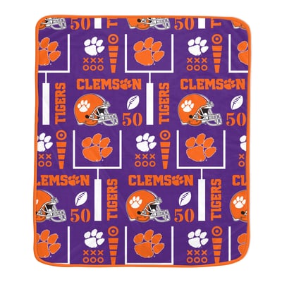 Clemson Tigers Pegasus Team Spirit 60" x 70" Ultra Soft Blanket