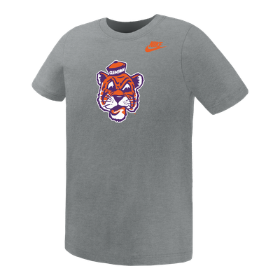 Clemson Tigers Nike Preschool Vintage Core Cotton T-Shirt - Gray