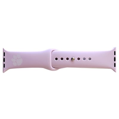Clemson Tigers 38-40mm Color Apple Watch Wrist Band - Purple