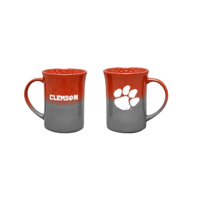 Clemson Tigers The Memory Company Two-Pack 15oz. Ceramic Ombre Mug Set