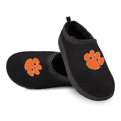 Clemson Tigers ISlide Unisex Primary Logo Mission Slippers - Black
