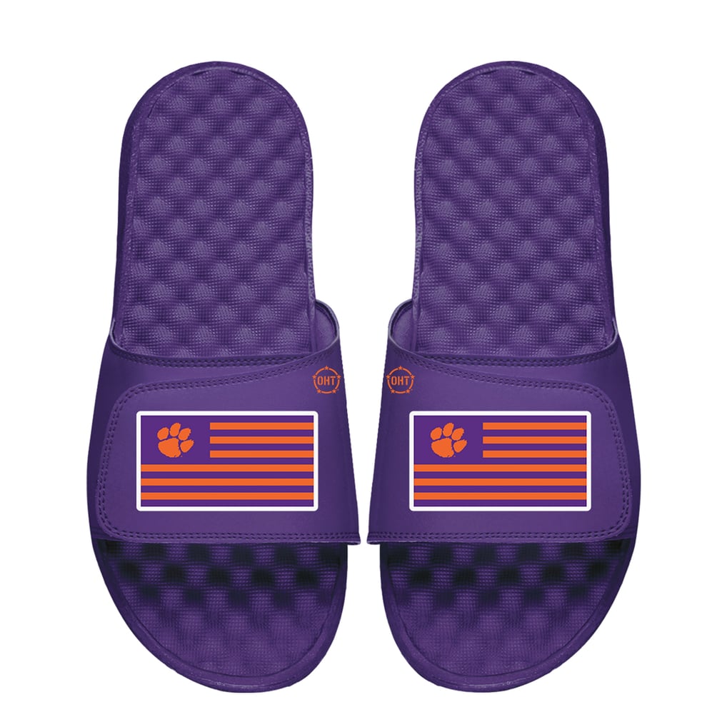 Clemson Tigers ISlide Unisex Team Flag Slide Sandals