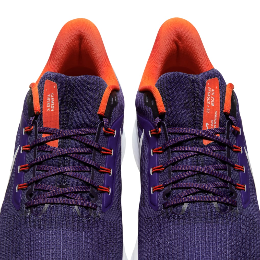 Nike Air Zoom Pegasus 39 Running Shoes Men 15 Purple Clemson Tigers Team Issue Nike Air Zoom Pegasus 39 Clemson Tigers Shoes Purple DR1961  main image 3