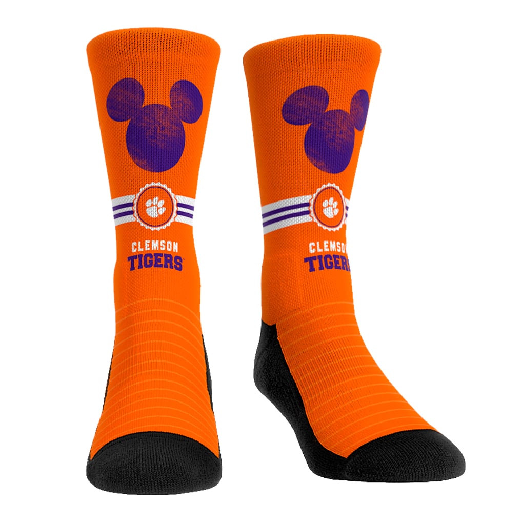 Clemson Tigers Rock Em Socks Unisex Disney Three-Pack Crew Socks