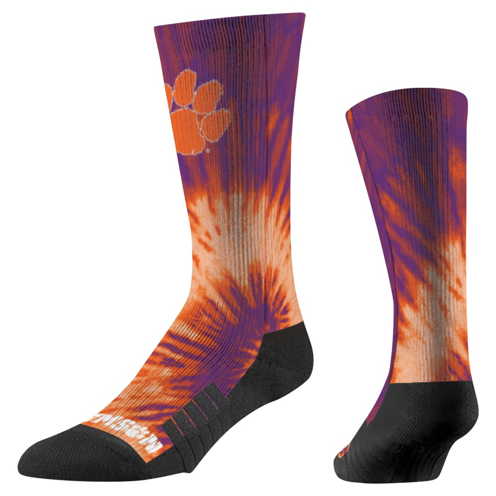 Clemson Tigers Strideline Unisex Premium Tie-Dye Crew Socks