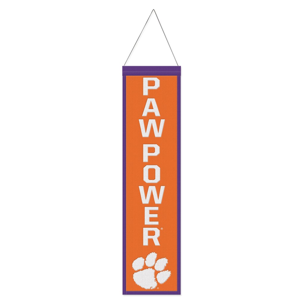 Clemson Tigers WinCraft 8" x 32" Slogan Wool Banner