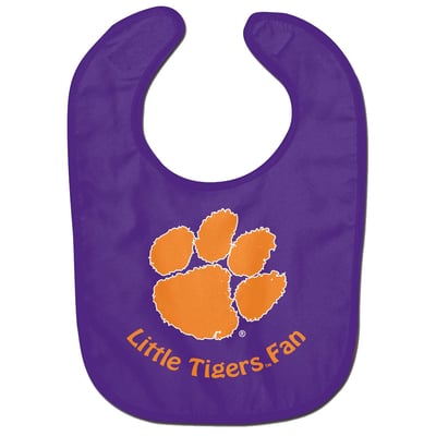 Clemson Tigers WinCraft Little Fan All-Pro Baby Bib