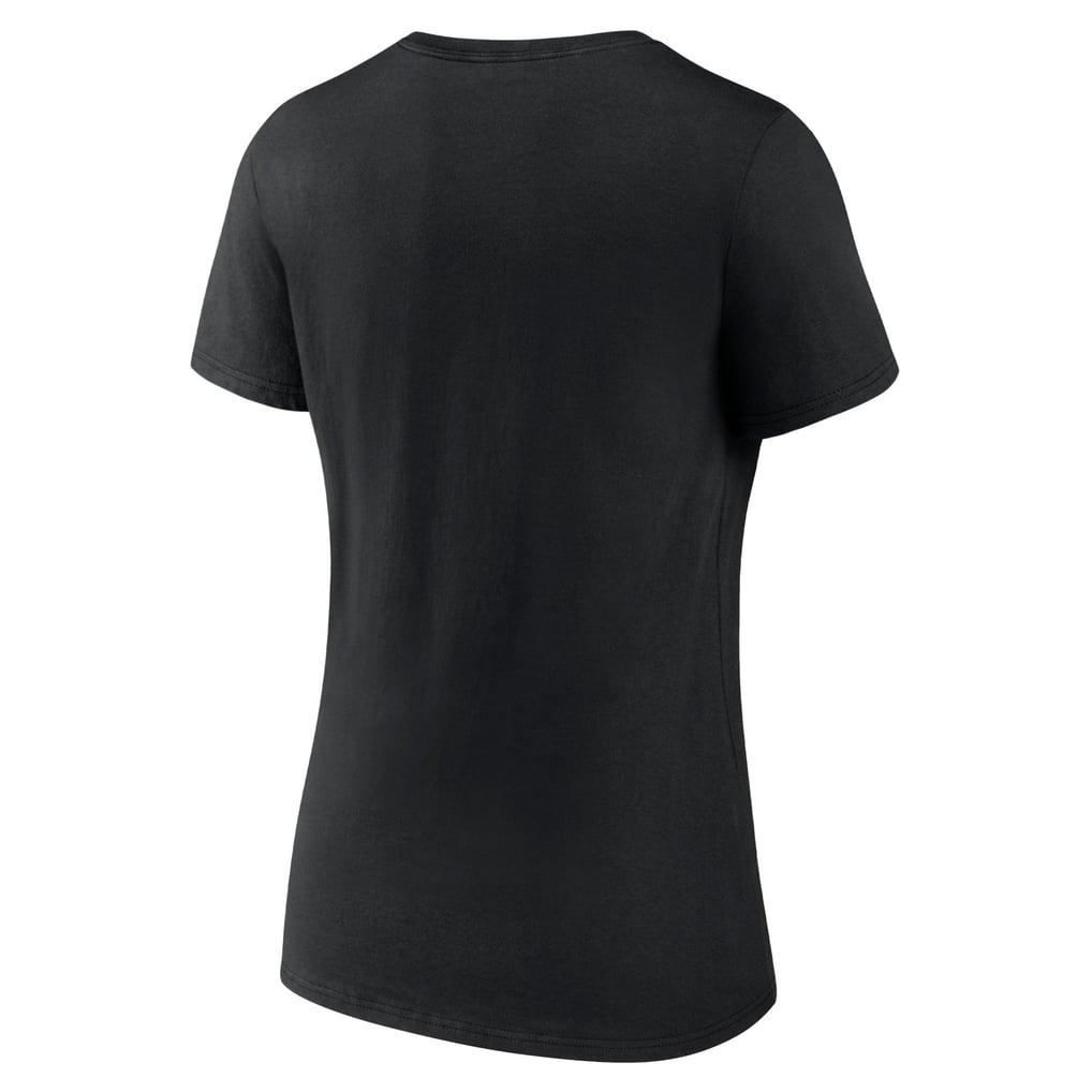 Clemson Tigers Women's Basic Arch V-Neck T-Shirt - Black