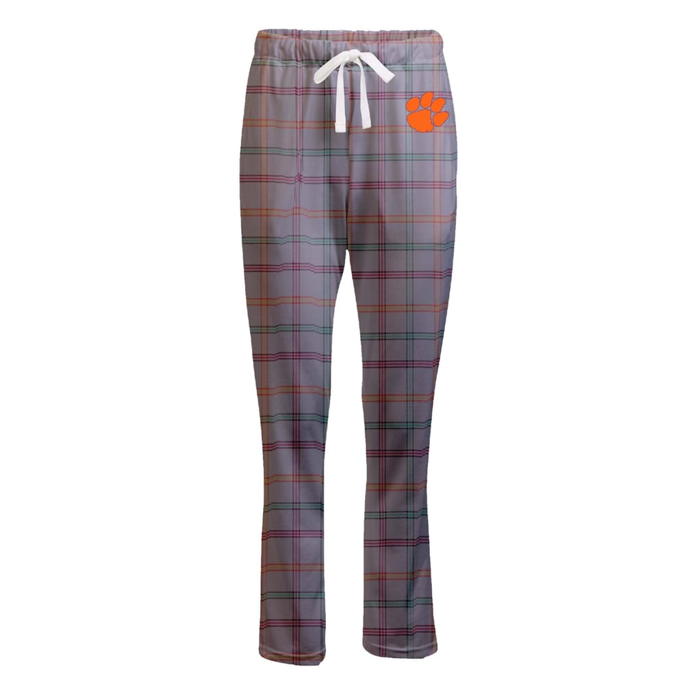 Clemson Tigers Boxercraft Women's Haley Flannel Pants -  Gray
