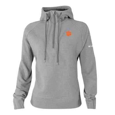  Clemson Tigers Columbia Women's Swingcraft Fleece Hoodie - Gray
