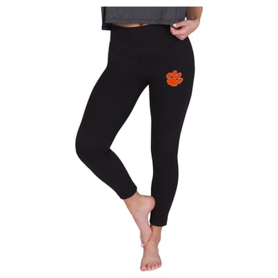 Clemson Tigers Concepts Sport Women's Sentry Knit Leggings - Black
