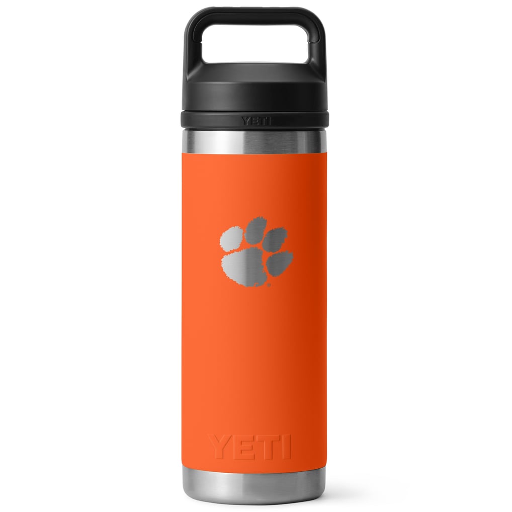 Clemson Tigers YETI 18oz. Rambler Chug Water Bottle