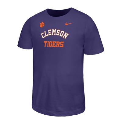  Clemson Tigers Nike Youth Legend Dri-FIT T-Shirt - Purple