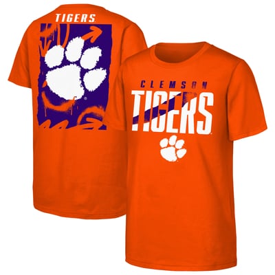  Clemson Tigers Outerstuff Youth Cut Through T-Shirt - Orange