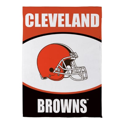  Cleveland Browns 29" x 43" Scoped Logo Double-Sided Suede House Flag