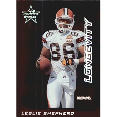 1999 Leaf Rookies and Stars Longevity #49 Leslie Shepherd