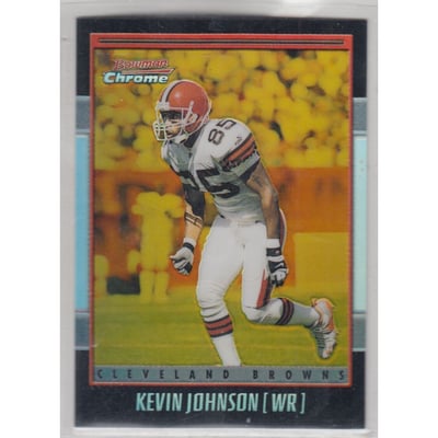 2001 Bowman Chrome Gold Refractors #45 Kevin Johnson