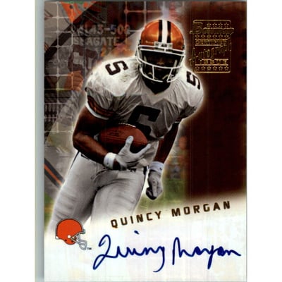 2001 Bowman Rookie Autographs #BAQM Quincy Morgan E