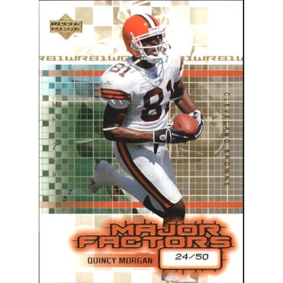2003 Upper Deck Finite Gold #142 Quincy Morgan MF