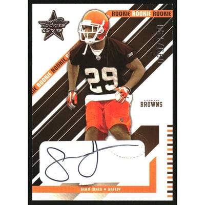 2004 Leaf Rookies and Stars Rookie Autographs #240 Sean Jones