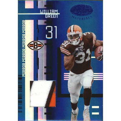 2005 Leaf Certified Materials Mirror Blue Materials #29 William Green