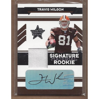 2006 Leaf Rookies and Stars #279 Travis Wilson JSY AU/449 RC