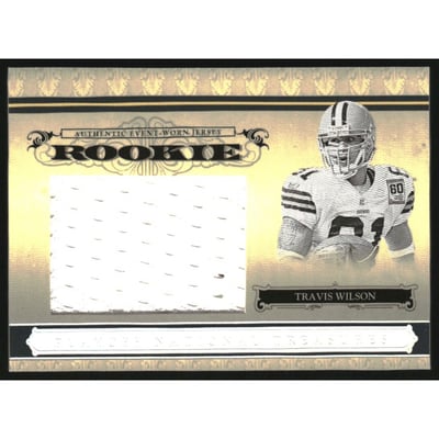 2006 Playoff National Treasures Rookie Jumbo Material Silver #136 Travis Wilson
