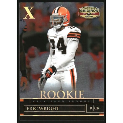 2007 Donruss Gridiron Gear Gold Holofoil X's #135 Eric Wright