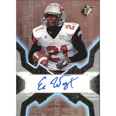 2007 SPx #174 Eric Wright AU RC