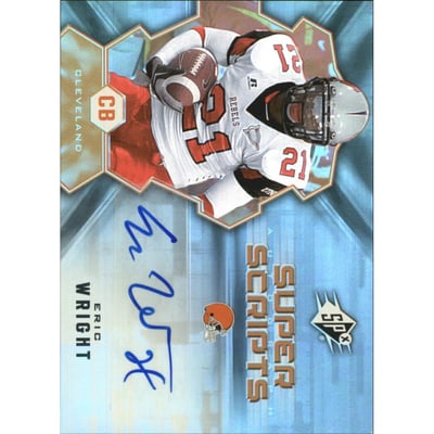 2007 SPx Super Scripts Autographs #SSEW Eric Wright