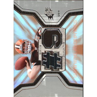 2007 SPx Winning Materials Jersey Number #WMCF Charlie Frye