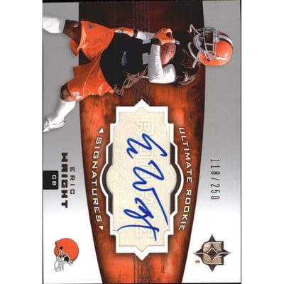 2007 Ultimate Collection #141 Eric Wright AU/250 RC