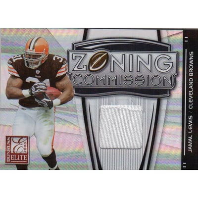 2008 Donruss Elite Zoning Commission Jerseys #32 Jamal Lewis