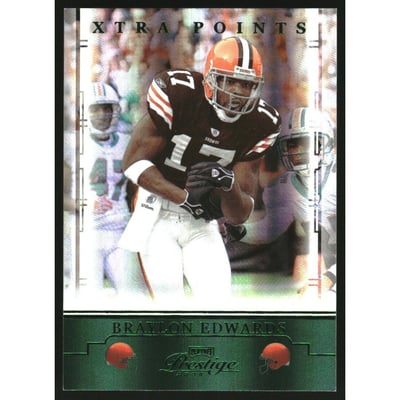 2008 Playoff Prestige Xtra Points Green #25 Braylon Edwards
