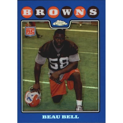 2008 Topps Chrome Blue Refractors #TC248 Beau Bell