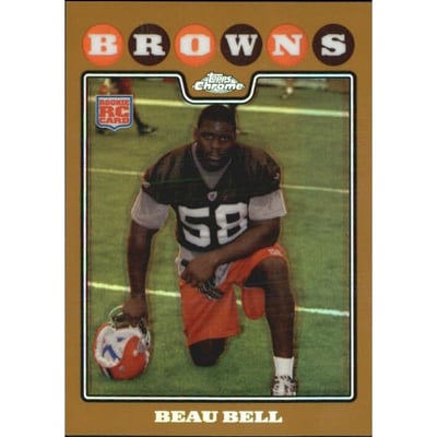2008 Topps Chrome Gold Refractors #TC248 Beau Bell