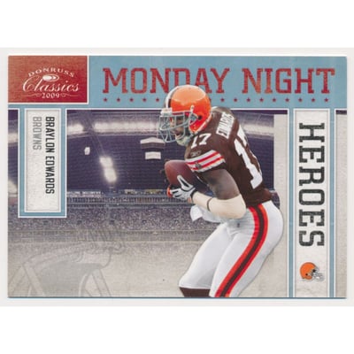 2009 Donruss Classics Monday Night Heroes Platinum #12 Braylon Edwards