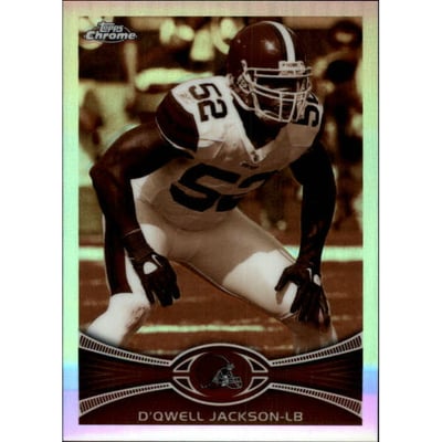 2012 Topps Chrome Sepia Refractors #215 D'Qwell Jackson