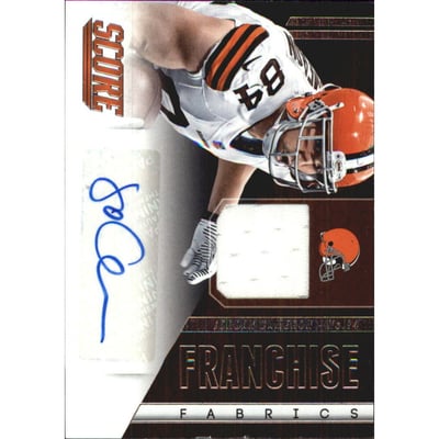 2014 Panini Hot Rookies Score Franchise Fabrics Autographs #FFJC Jordan Cameron