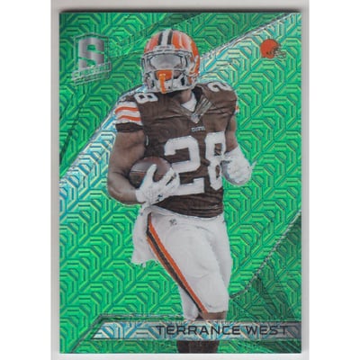 2015 Panini Spectra Neon Green #107 Terrance West