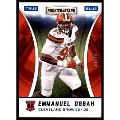 2016 Rookies and Stars True Blue #233 Emmanuel Ogbah 2S