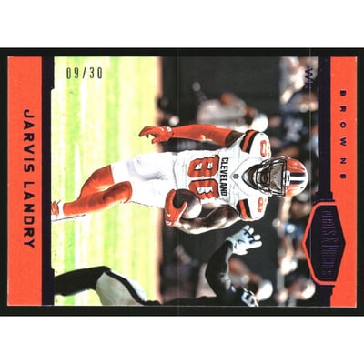 2018 Panini Plates and Patches Purple #44 Jarvis Landry