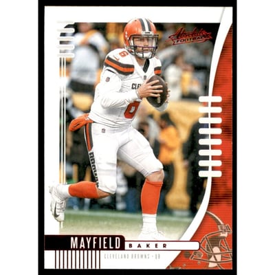2019 Absolute Red #19 Baker Mayfield
