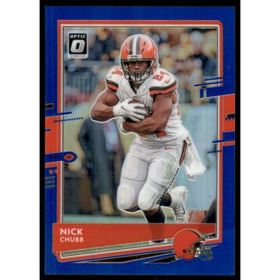 2020 Donruss Optic Blue #27 Nick Chubb