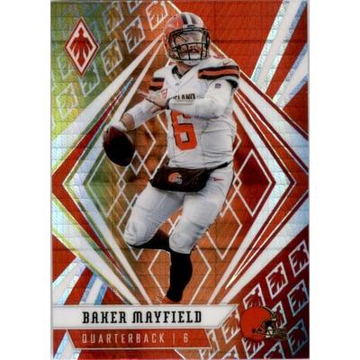 2020 Panini Phoenix Fire Burst #58 Baker Mayfield
