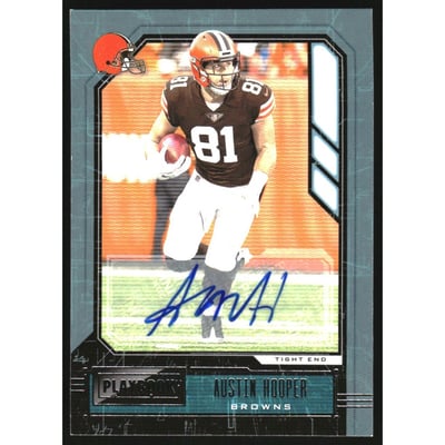 2020 Panini Playbook Signatures #30 Austin Hooper