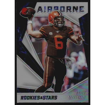 2020 Rookies and Stars Airborne White #16 Baker Mayfield