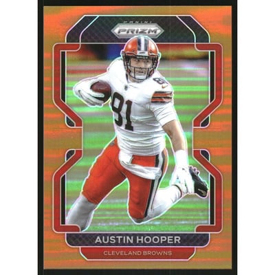 2021 Panini Prizm Prizms Orange #262 Austin Hooper