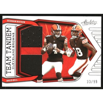2022 Absolute Team Tandem Materials #23 Deshaun Watson/David Bell