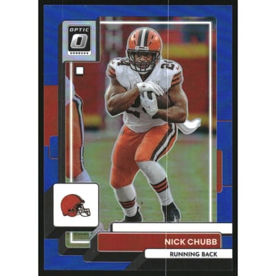 2022 Donruss Optic Blue #46 Nick Chubb